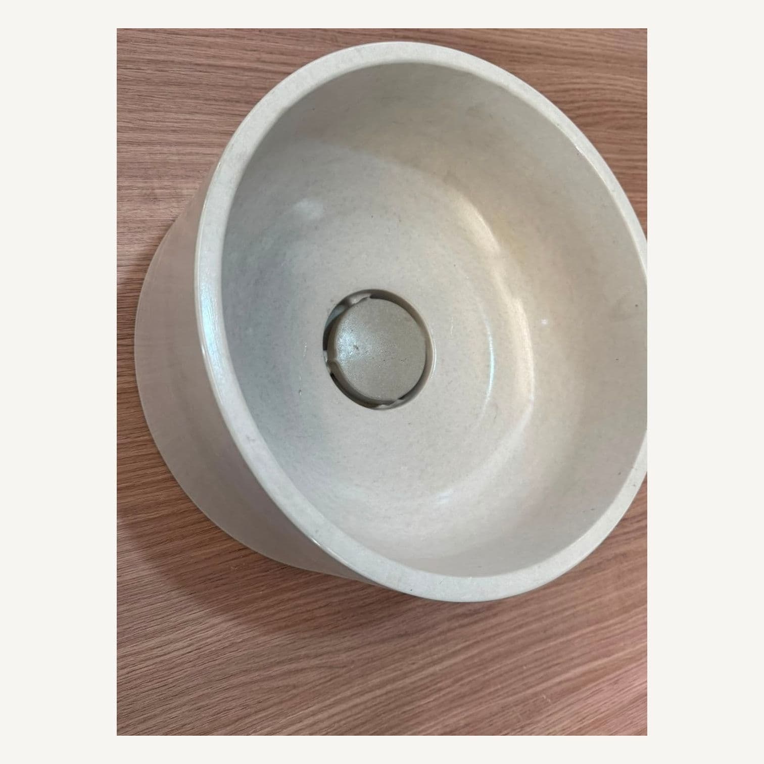 Bacha circular-tapon gris-natural