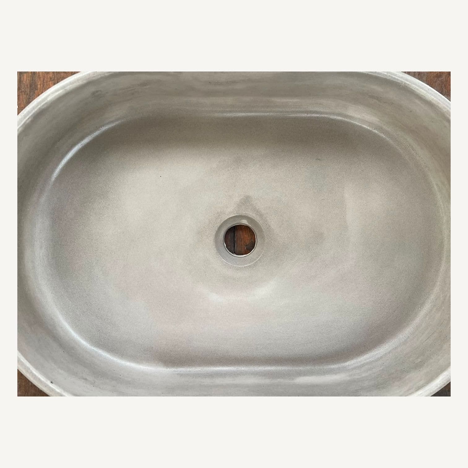 Bacha oval gris-natural